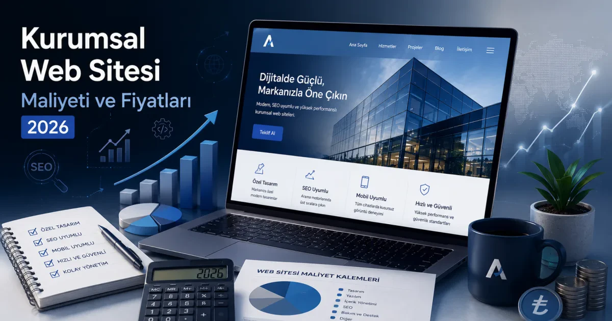 Kurumsal Web Sitesi Maliyeti ve Fiyatları 2026