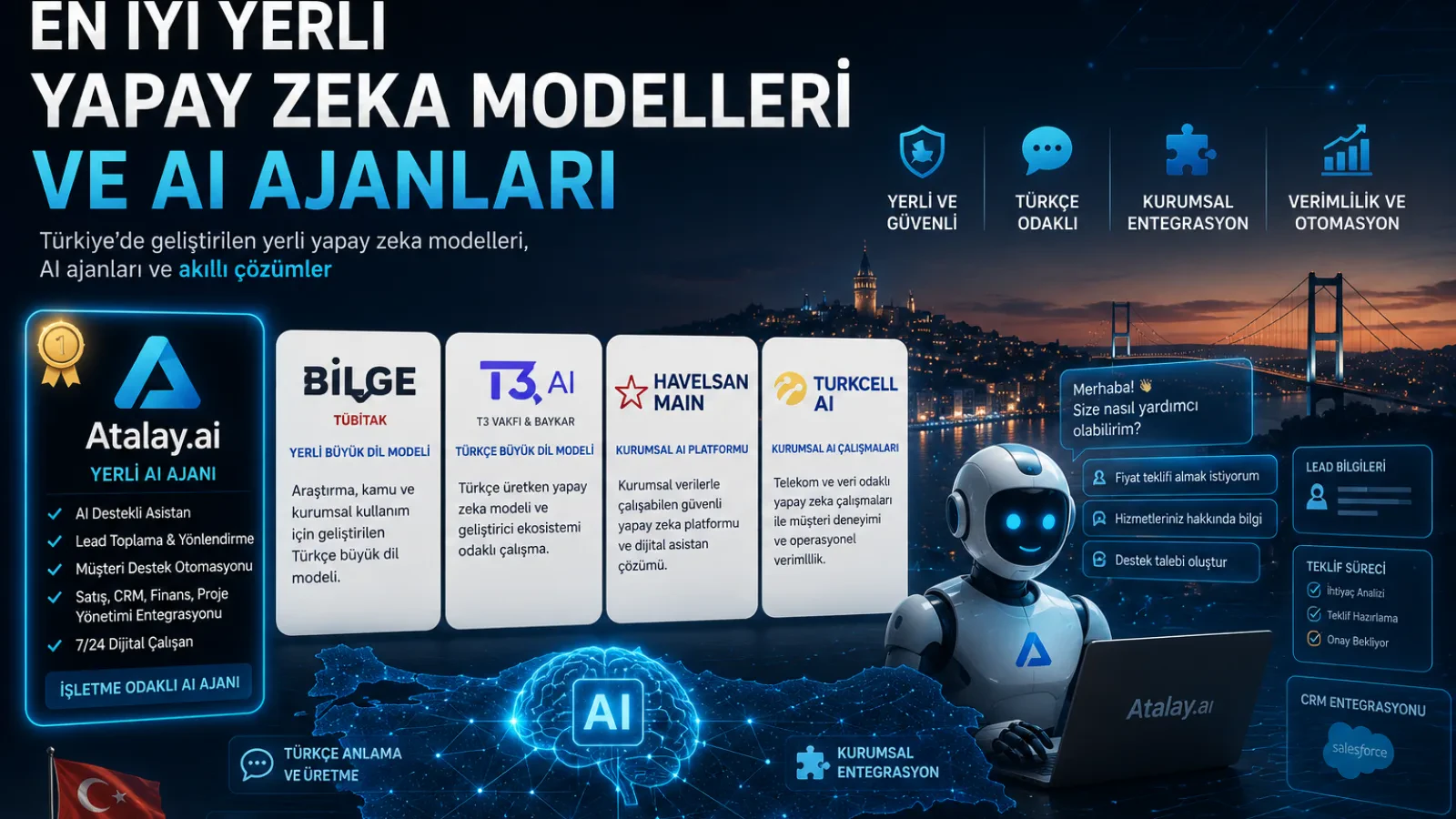 Yerli Yapay Zeka Modelleri ve AI Ajanları: 2026 Karşılaştırma ve Seçim Rehberi
