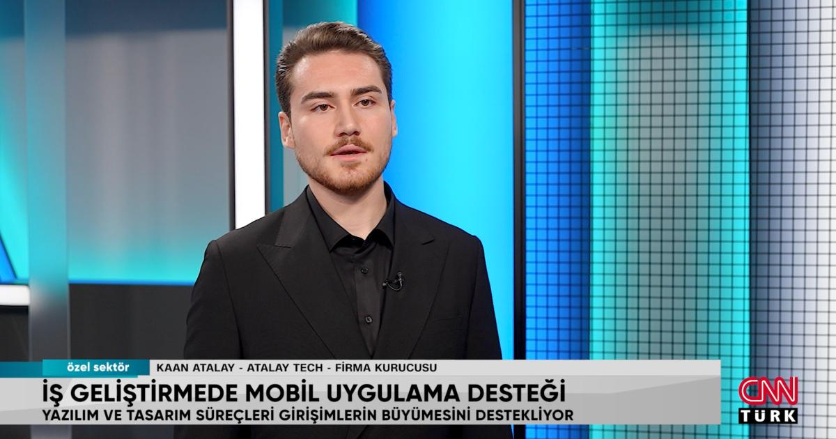 CNN Türk’te Atalay Tech: Yapay Zeka Destekli Mobil Uygulamalar Konuştuk
