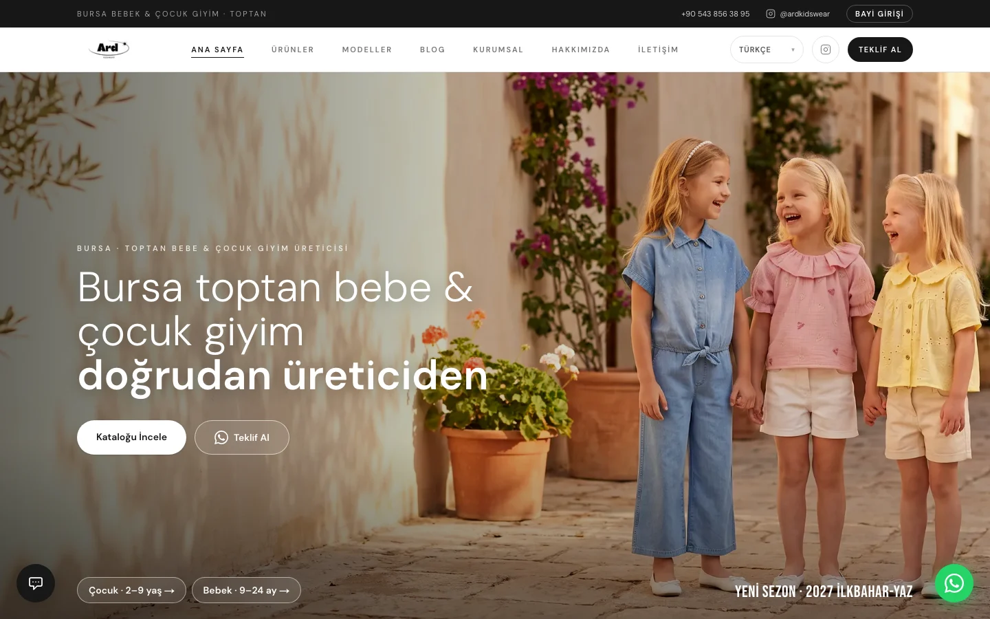 ardkidswear.com ana sayfası
