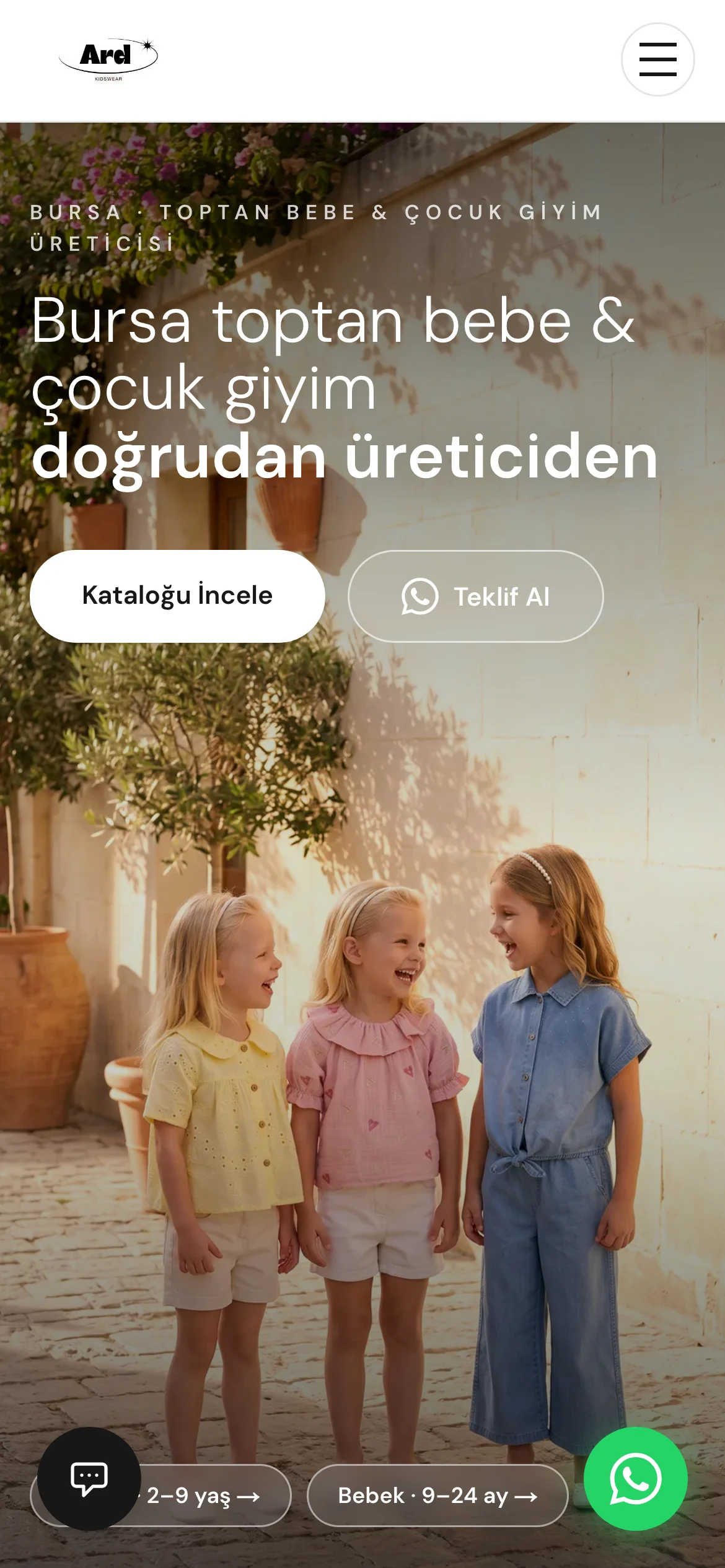 ardkidswear.com mobil ana sayfa