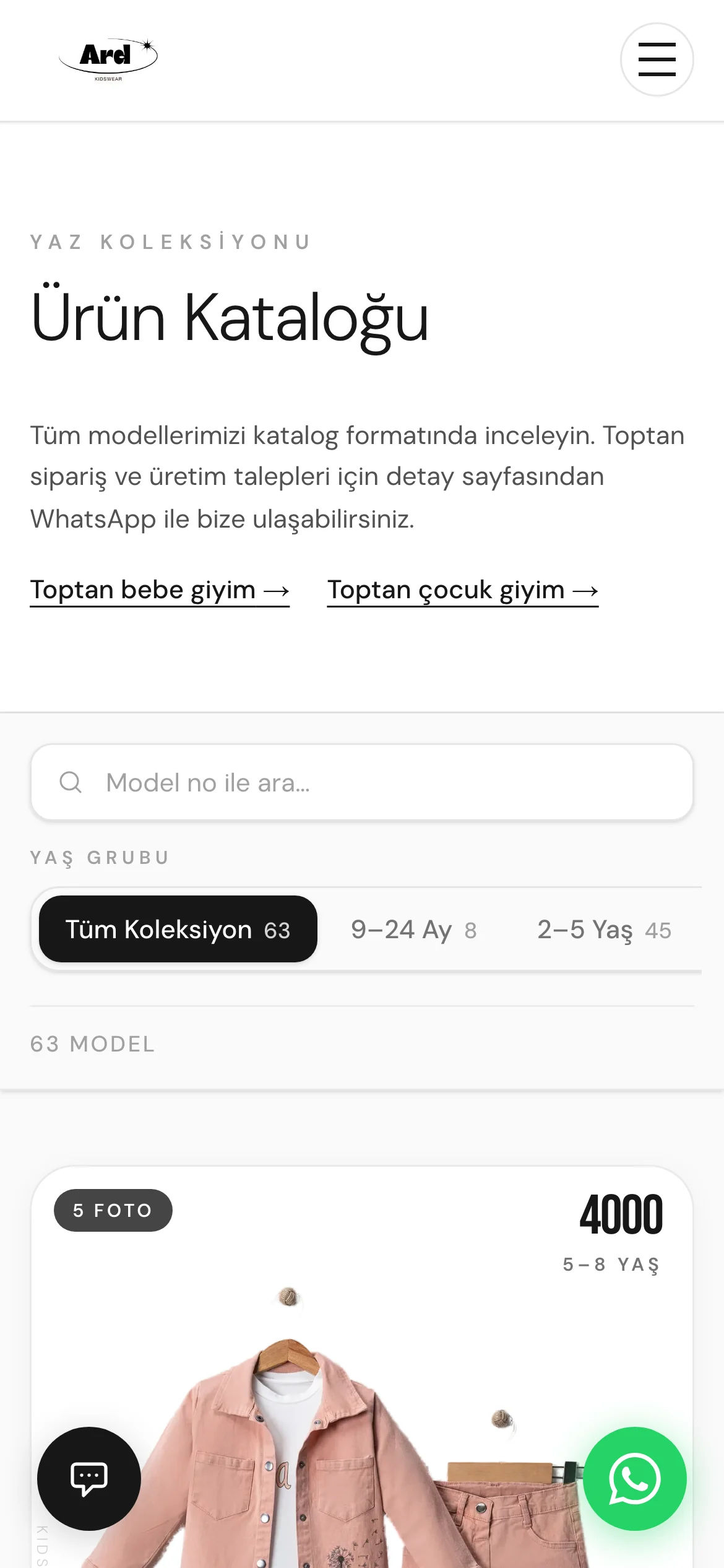 ardkidswear.com mobil katalog