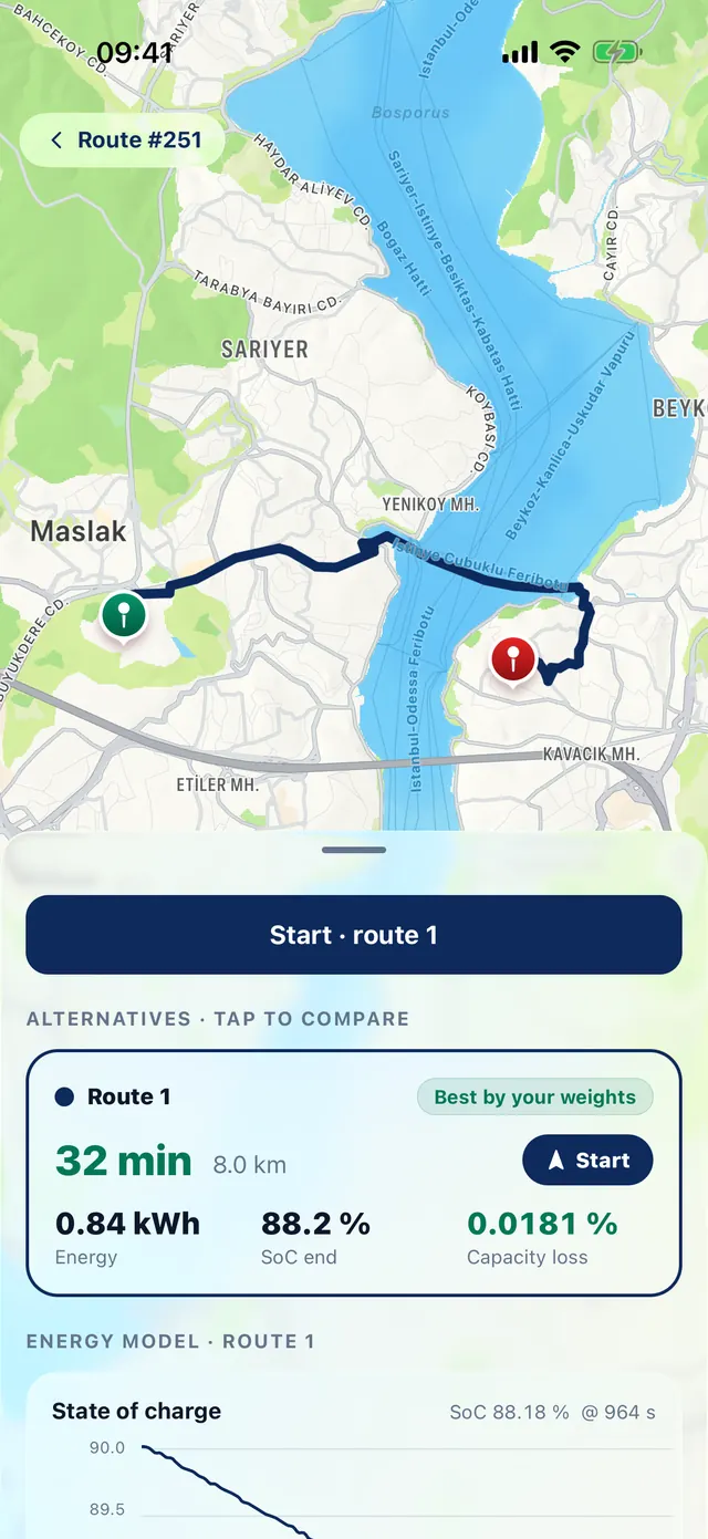 Route Generator screenshot 2