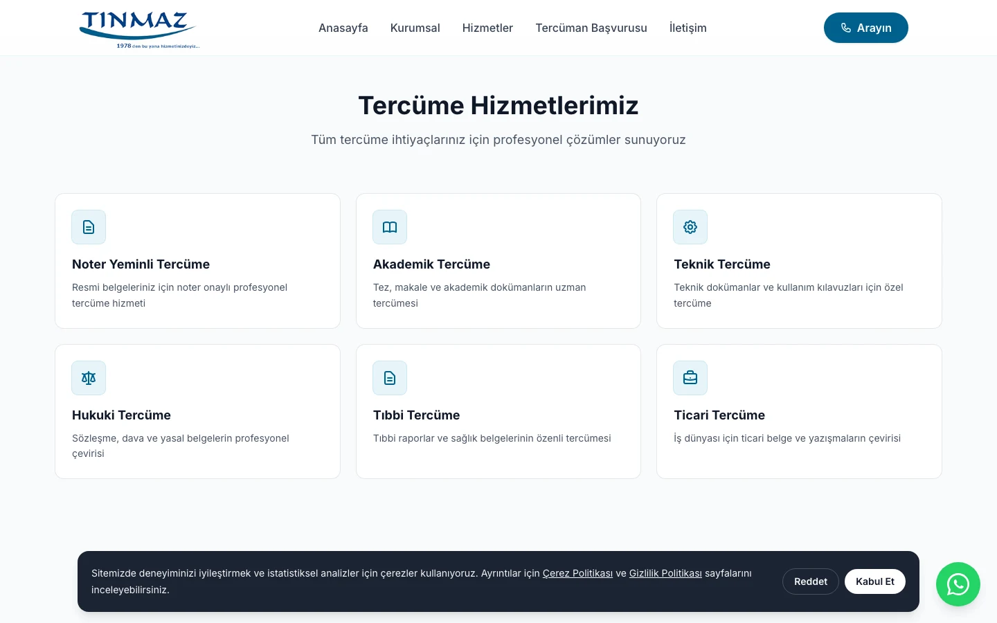 Tınmaz Tercüme screenshot 2