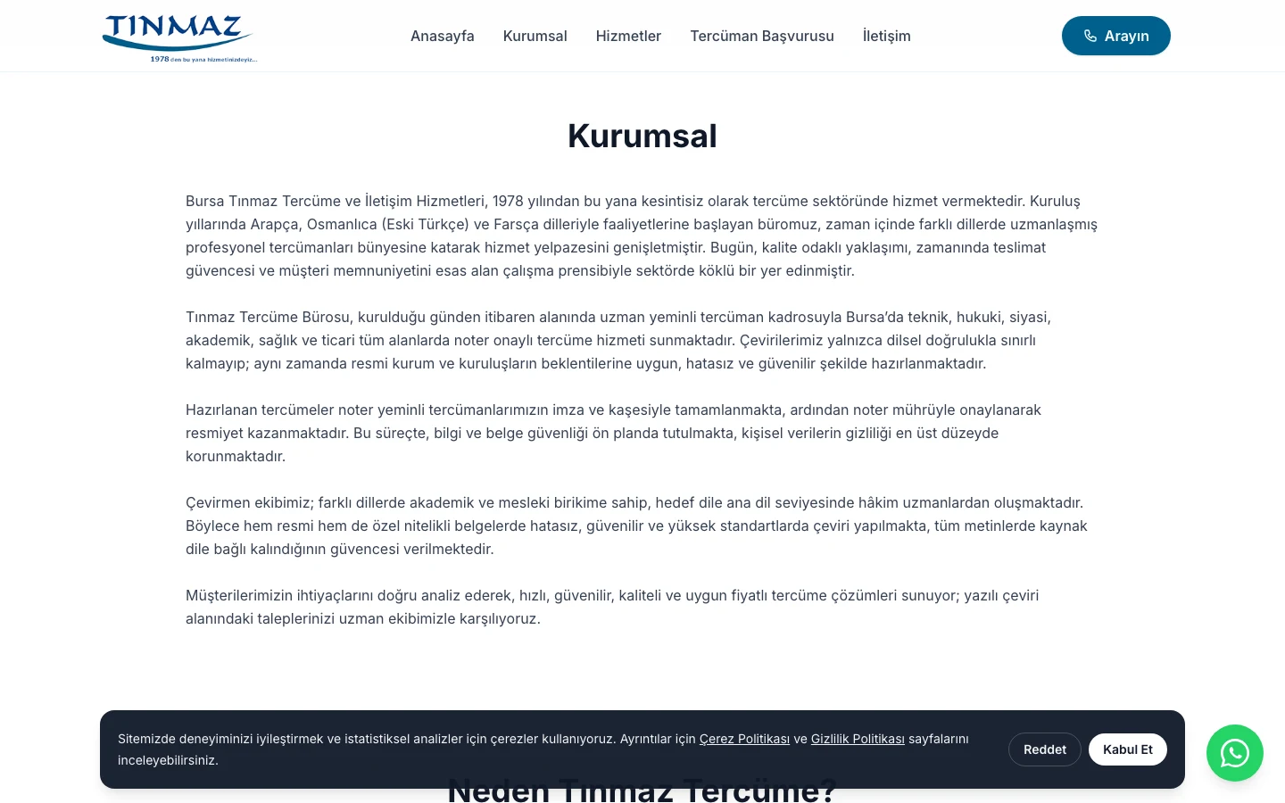 Tınmaz Tercüme screenshot 3